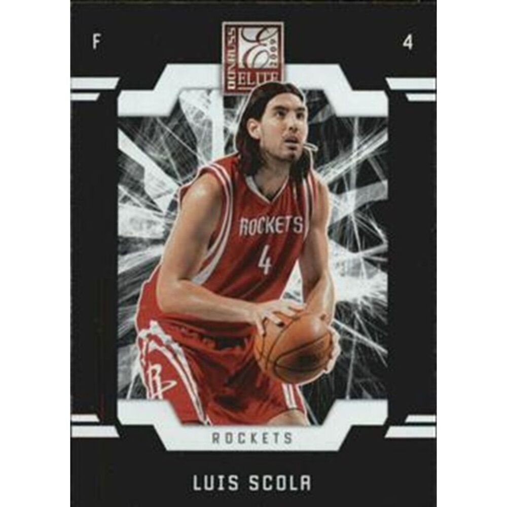 2009 Donruss Elite Basketball Card - #38 Luis Scola
